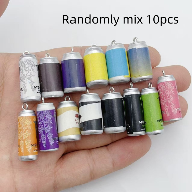 Resin Art Store - 10 szt. Mini Symulowane Puszki Napojów