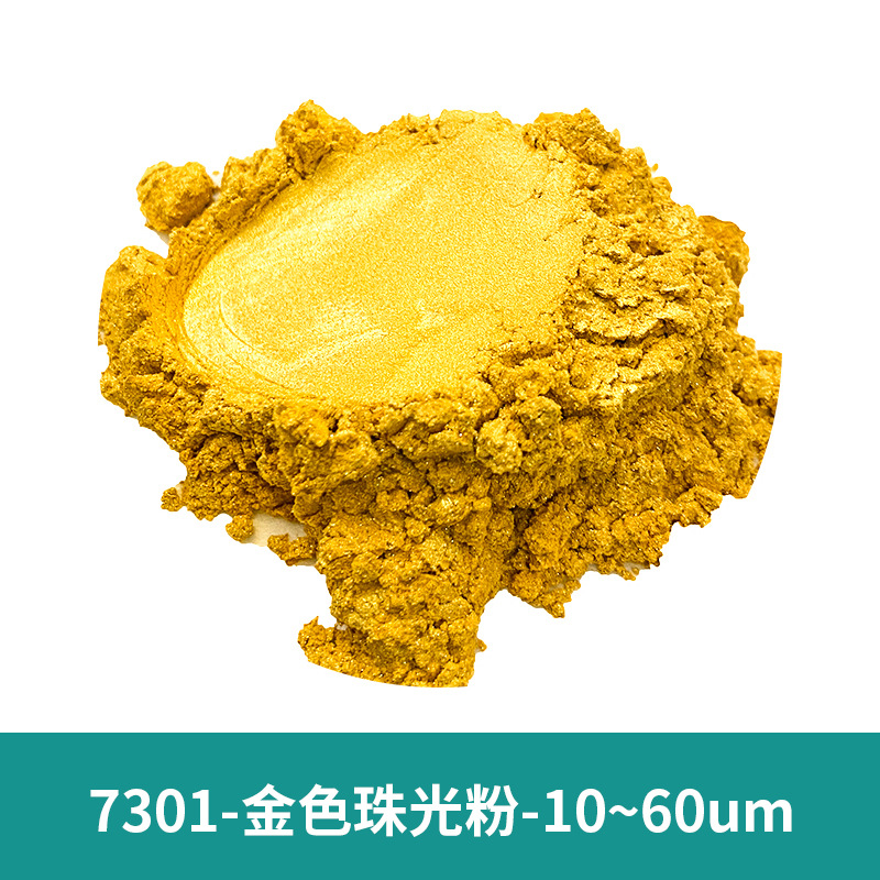 Mica Flake Resin - 1 kg złotego metalicznego pigmentu perłowego,