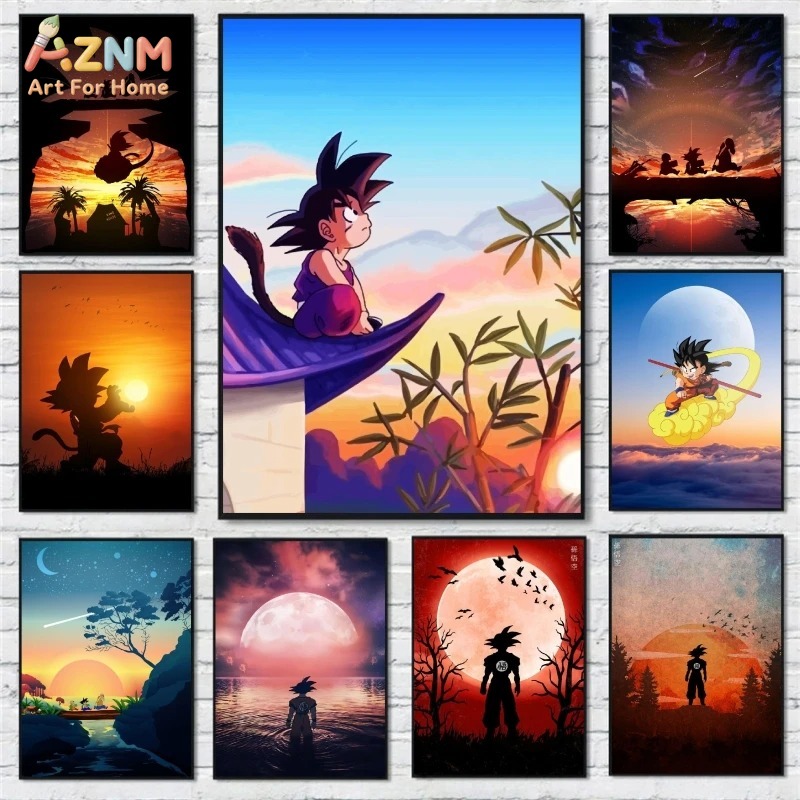 Resin Art Goku - AZNM Dragon Ball Kid Goku Sylwetka