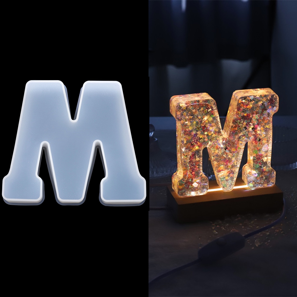 Resin Art Alphabet - 3 Rozmiary od A do Z