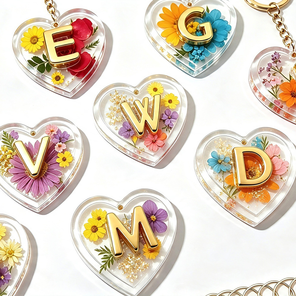 Resin Art Alphabet - Kompletne 26 foremek silikonowych w kształcie