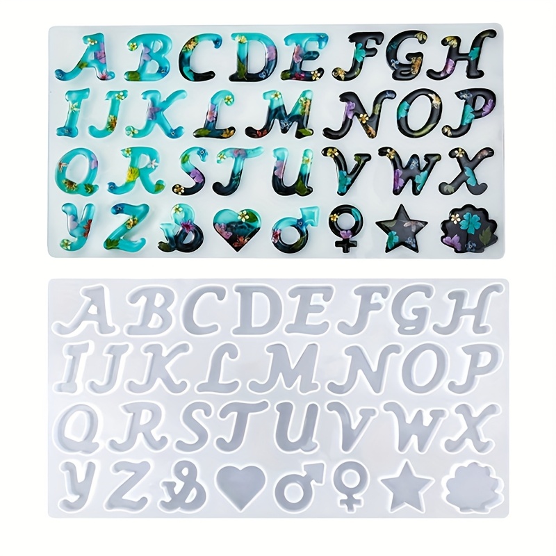 Forma do odlewania żywicy, sty – Resin Art Alphabet recenzja i cena