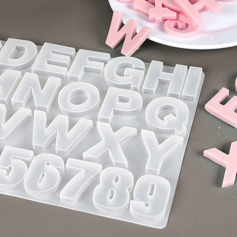 Forma silikonowa do zawieszek  – Resin Art Alphabet recenzja i cena