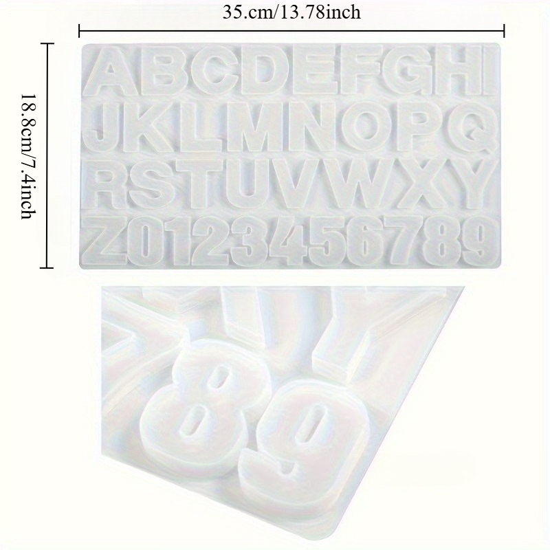 Forma silikonowa do zawieszek  – Resin Art Alphabet recenzja i cena