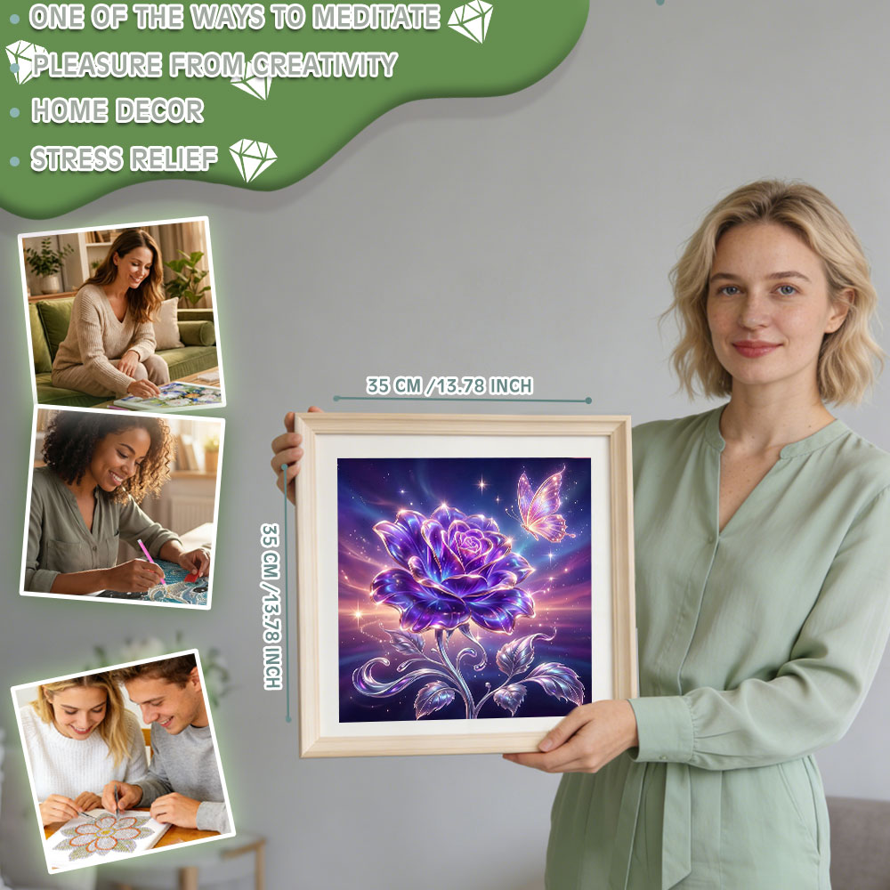 Huacan Pełny Kwadratowy/Okrągł – Resin Art For Rose recenzja i cena