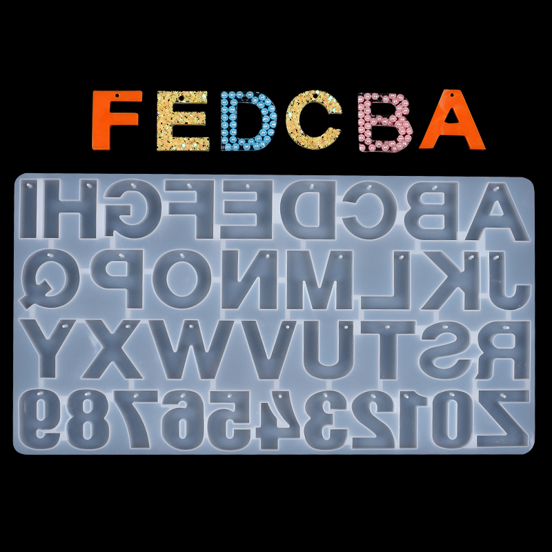 Forma silikonowa do odlewania  – Resin Art Alphabet recenzja i cena
