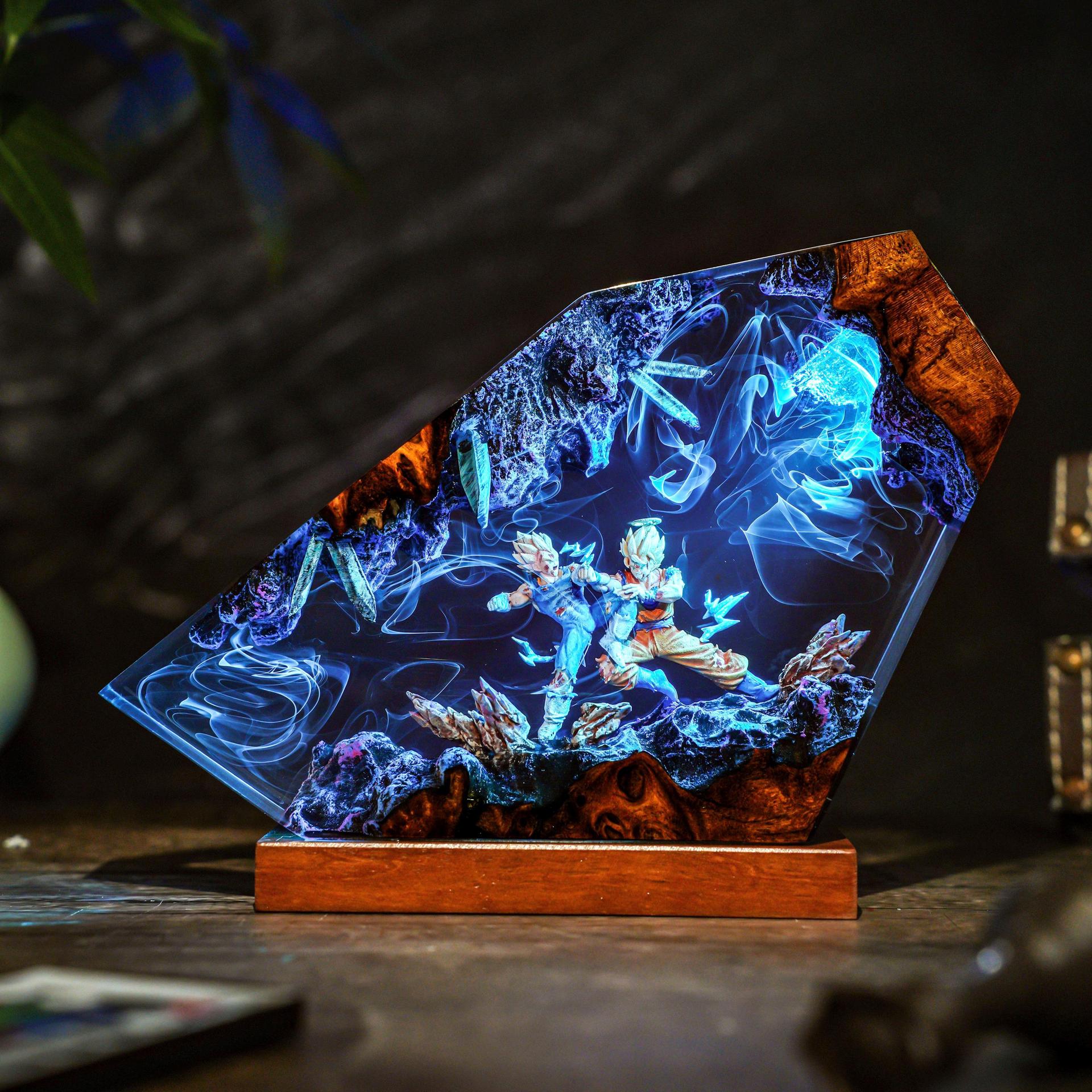 Ręcznie Robiona Lampka Nocna L – Resin Art Goku recenzja i cena