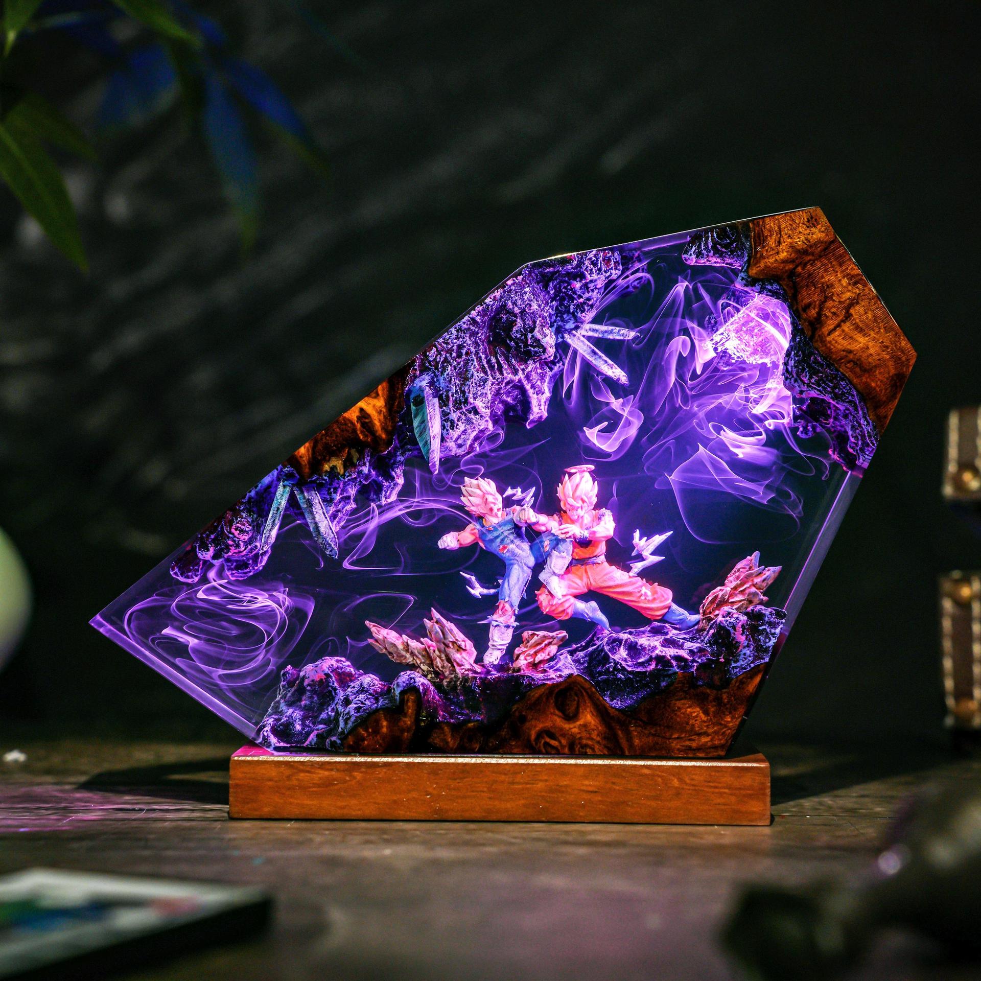 Ręcznie Robiona Lampka Nocna L – Resin Art Goku recenzja i cena