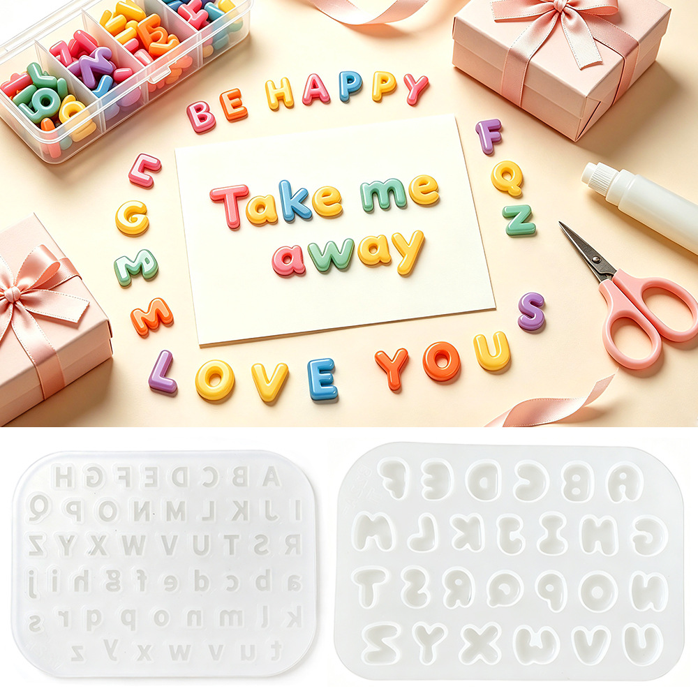 2 szt. Mini Silikonowa Forma d – Resin Art Alphabet recenzja i cena