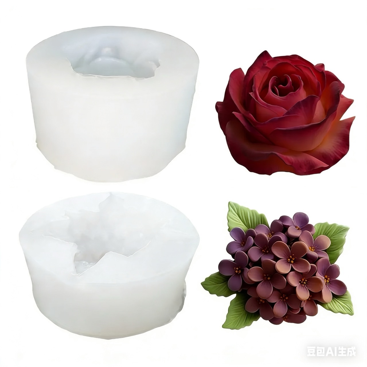 2 sztuki silikonowych form 3D  – Resin Art For Rose recenzja i cena