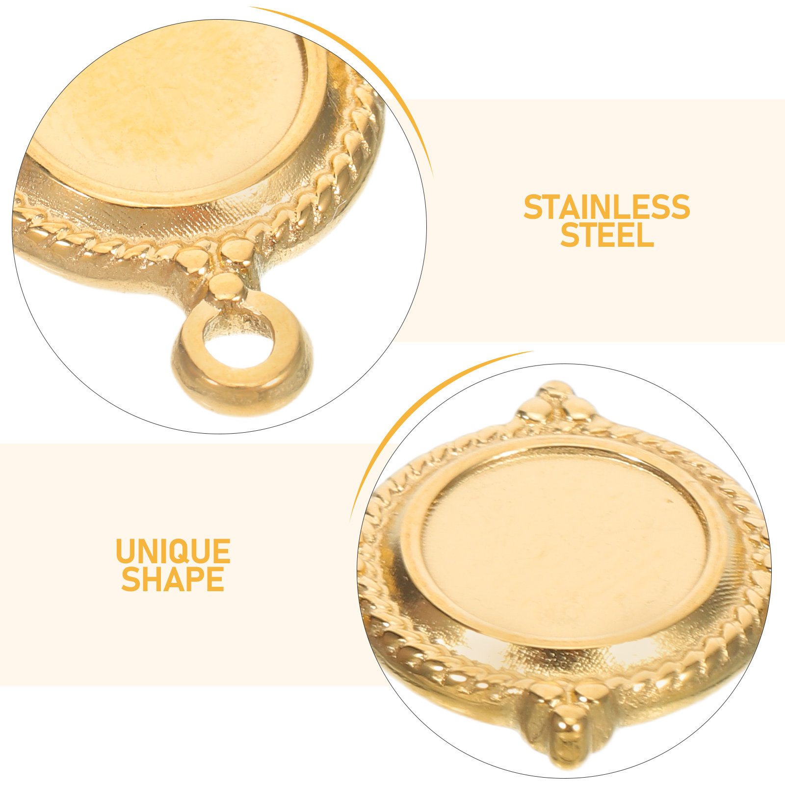 6 sztuk pustych, stalowych, be – Bezels Pendant Resin recenzja i cena