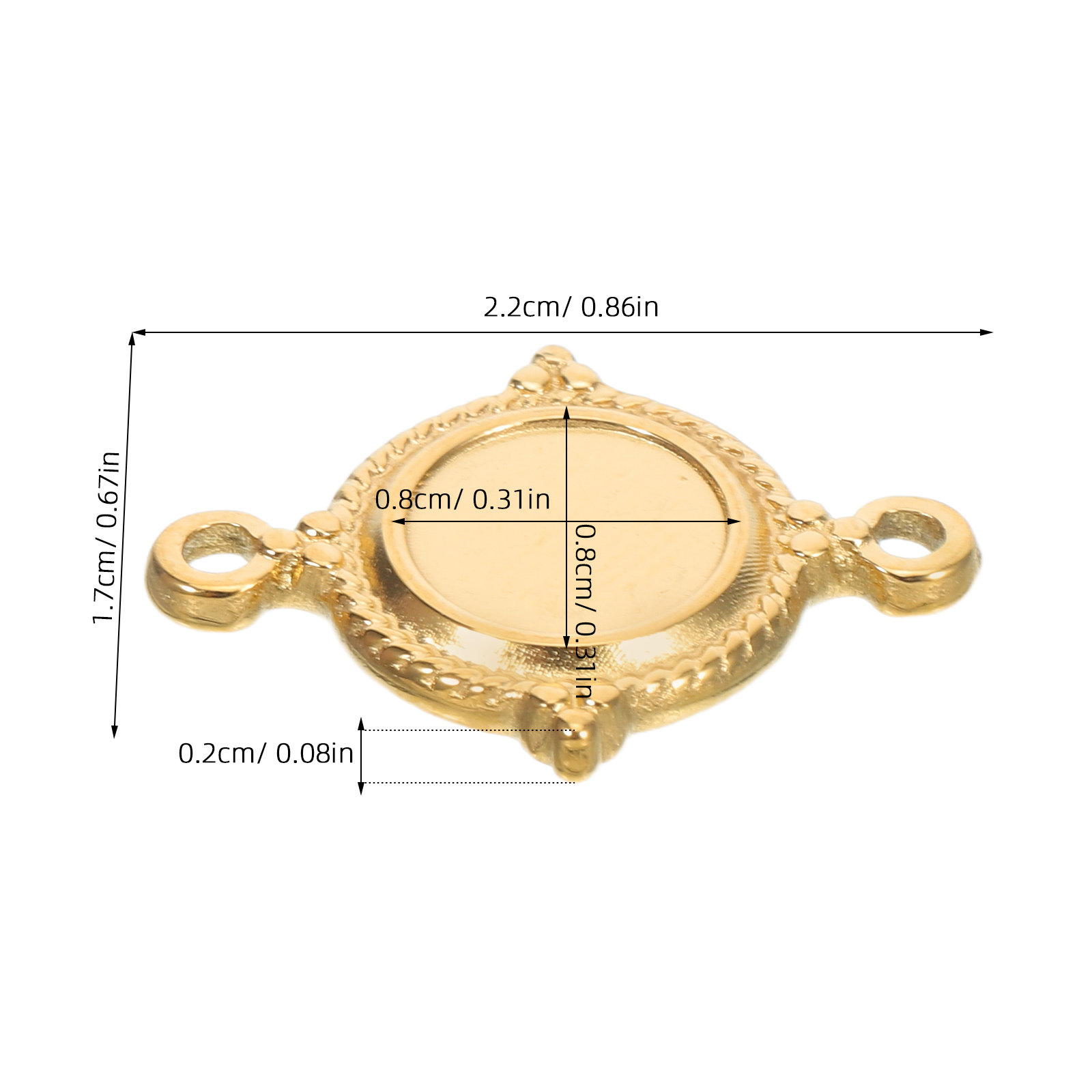 6 sztuk pustych, stalowych, be – Bezels Pendant Resin recenzja i cena