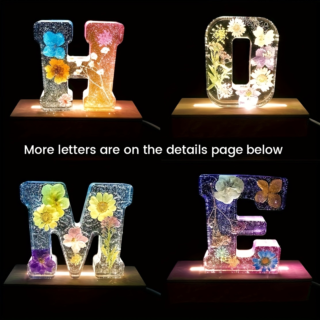 7-calowa forma z żywicy na duż – Resin Art Alphabet recenzja i cena