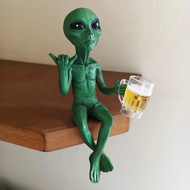 Zabawna figurka kosmity z żywi – Resin Art Home Decor recenzja i cena