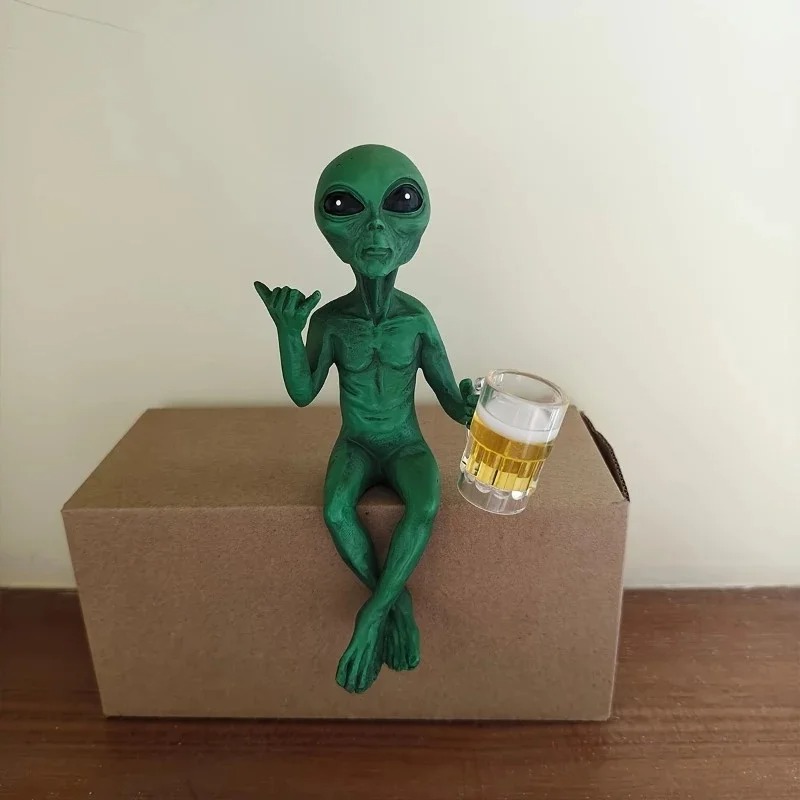 Zabawna figurka kosmity z żywi – Resin Art Home Decor recenzja i cena